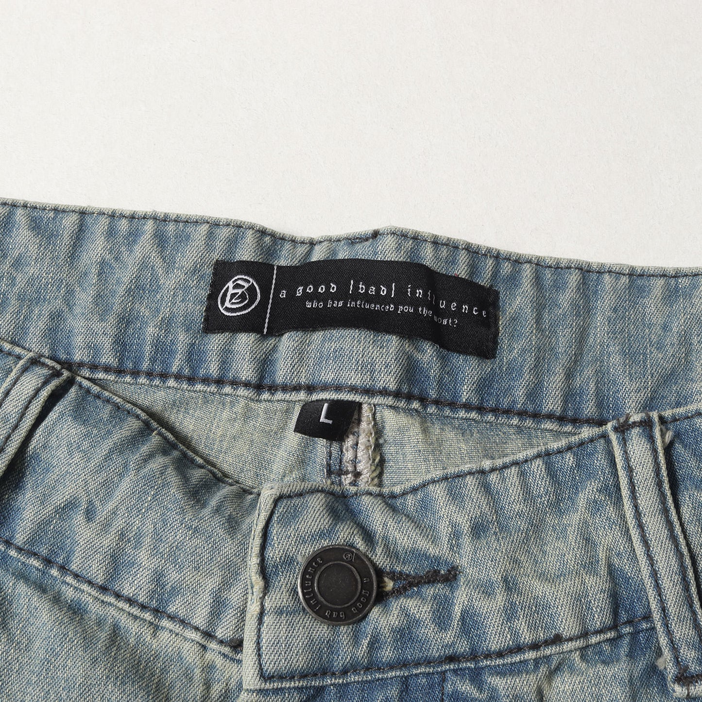 リペア&ヴィンテージ加工 カーゴ デニムパンツ