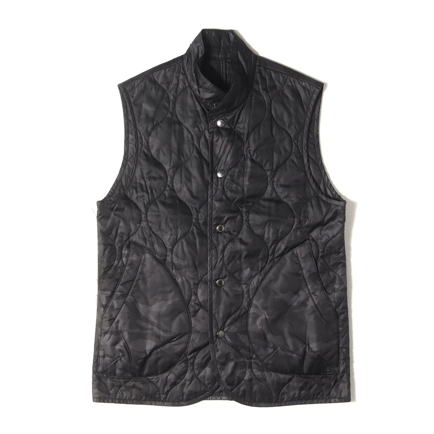 カモフラージュ キルティング ベスト