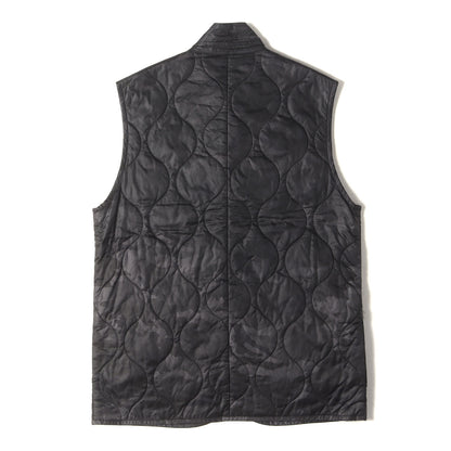 カモフラージュ キルティング ベスト