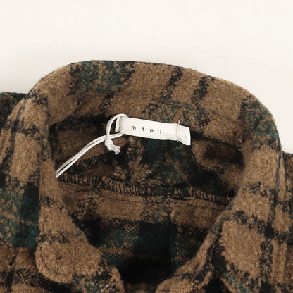 オーバーサイズ チェック ヘビー フランネルシャツ(Loose Woven Flannel Shirt)