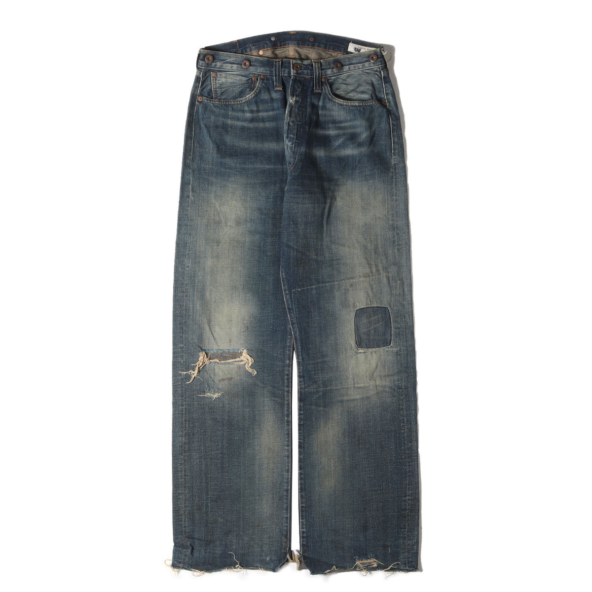 00s 338本限定 1920年代復刻 201 No.2 ダメージリペア加工 デニム