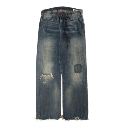 00s 338本限定 1920年代復刻 201 No.2 ダメージリペア加工 デニム