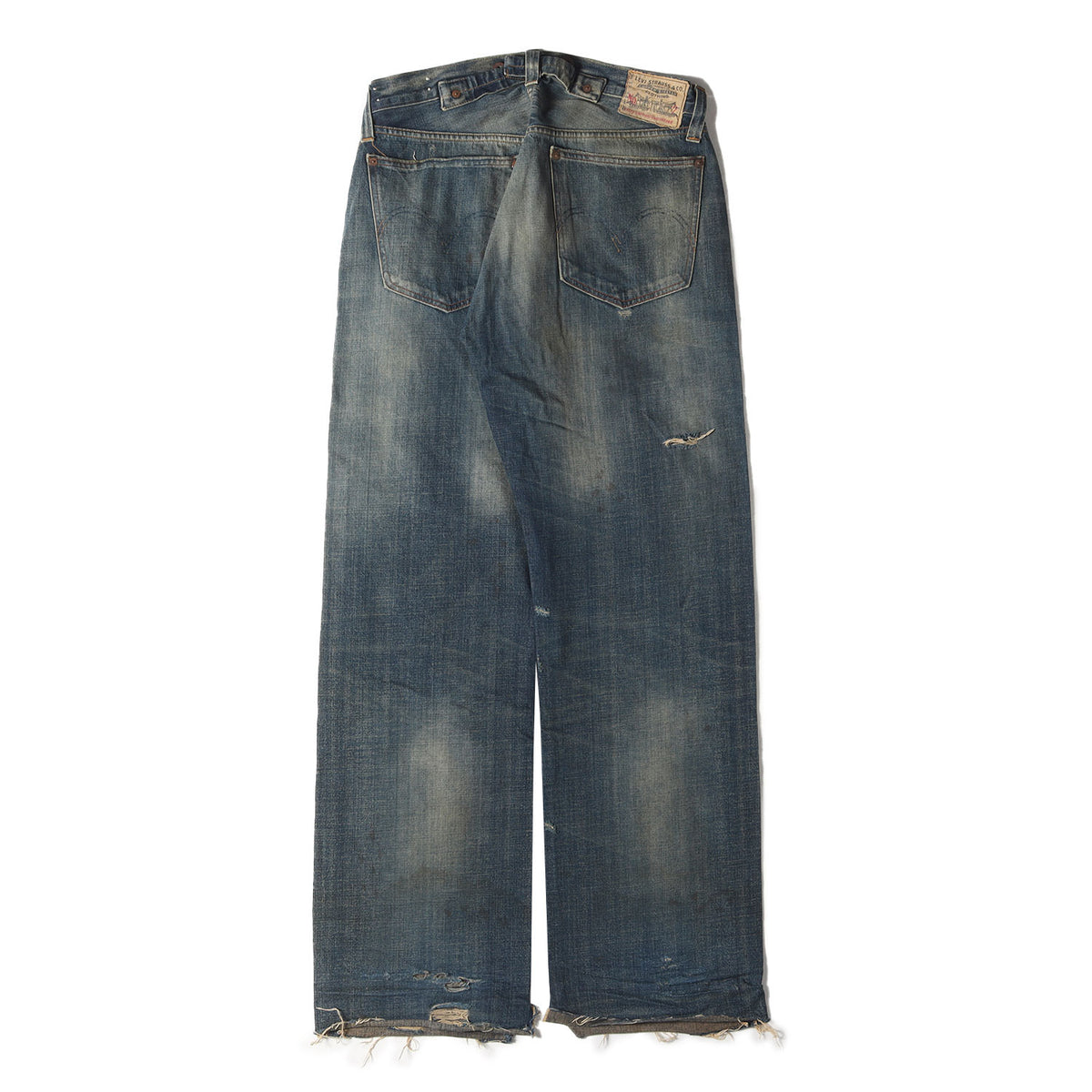 00s 338本限定 1920年代復刻 201 No.2 ダメージリペア加工 デニム