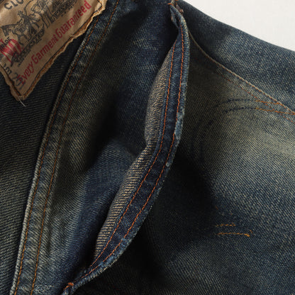 00s 338本限定 1920年代復刻 201 No.2 ダメージリペア加工 デニム
