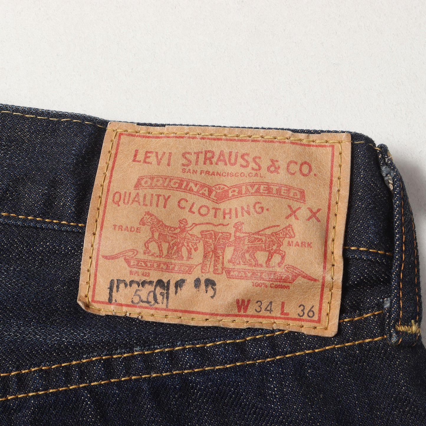 00s 501XX 1966年復刻 ヴィンテージ加工 デニムパンツ(66501 / 日本製)