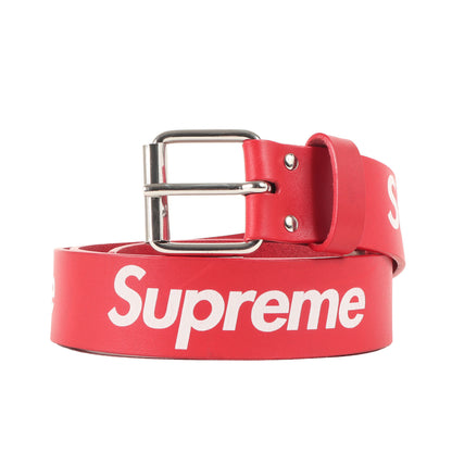 22SS ブランドロゴ カウレザー ベルト(Repeat Leather Belt)