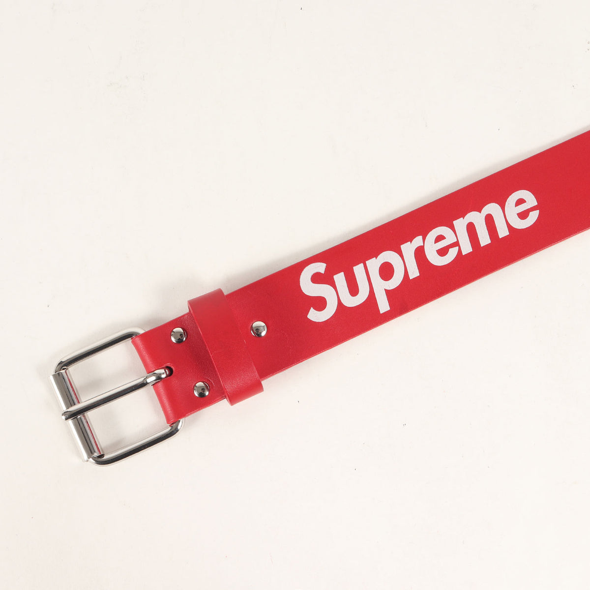 22SS ブランドロゴ カウレザー ベルト(Repeat Leather Belt)