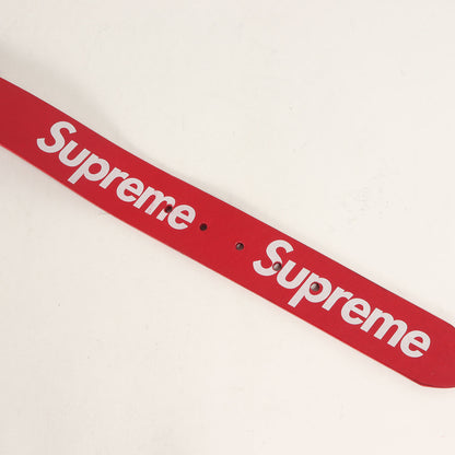 22SS ブランドロゴ カウレザー ベルト(Repeat Leather Belt)