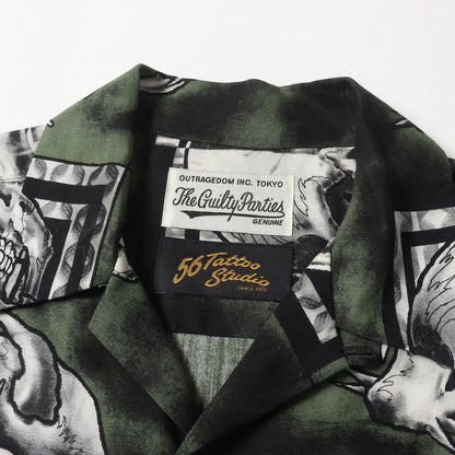 22SS ×56 TATTOO STUDIO ハワイアンシャツ / アロハシャツ(HAWAIIAN SHIRT S/S)