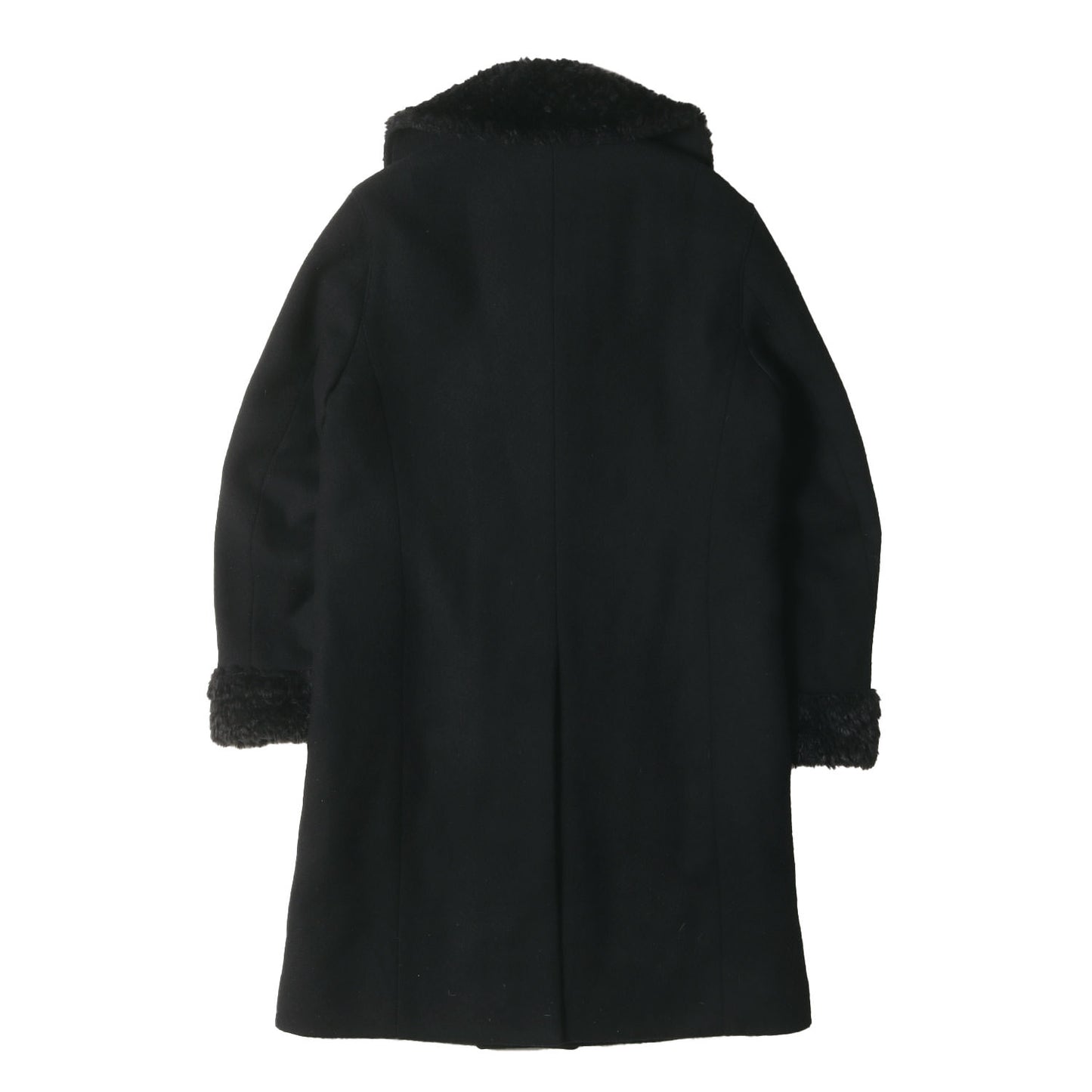 20AW 襟ボア ダブルブレスト メルトンウール コート