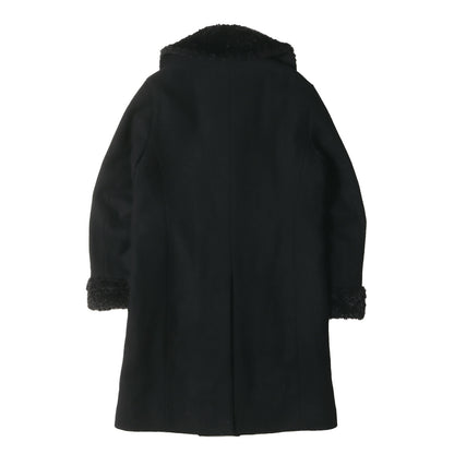 20AW 襟ボア ダブルブレスト メルトンウール コート