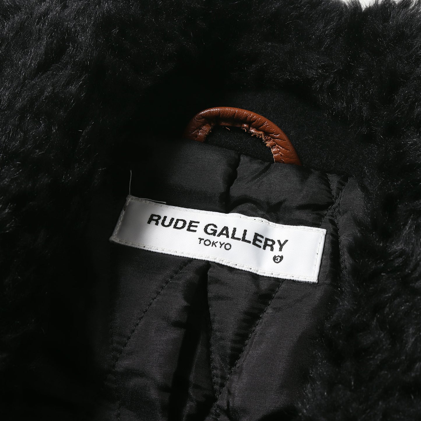 20AW 襟ボア ダブルブレスト メルトンウール コート