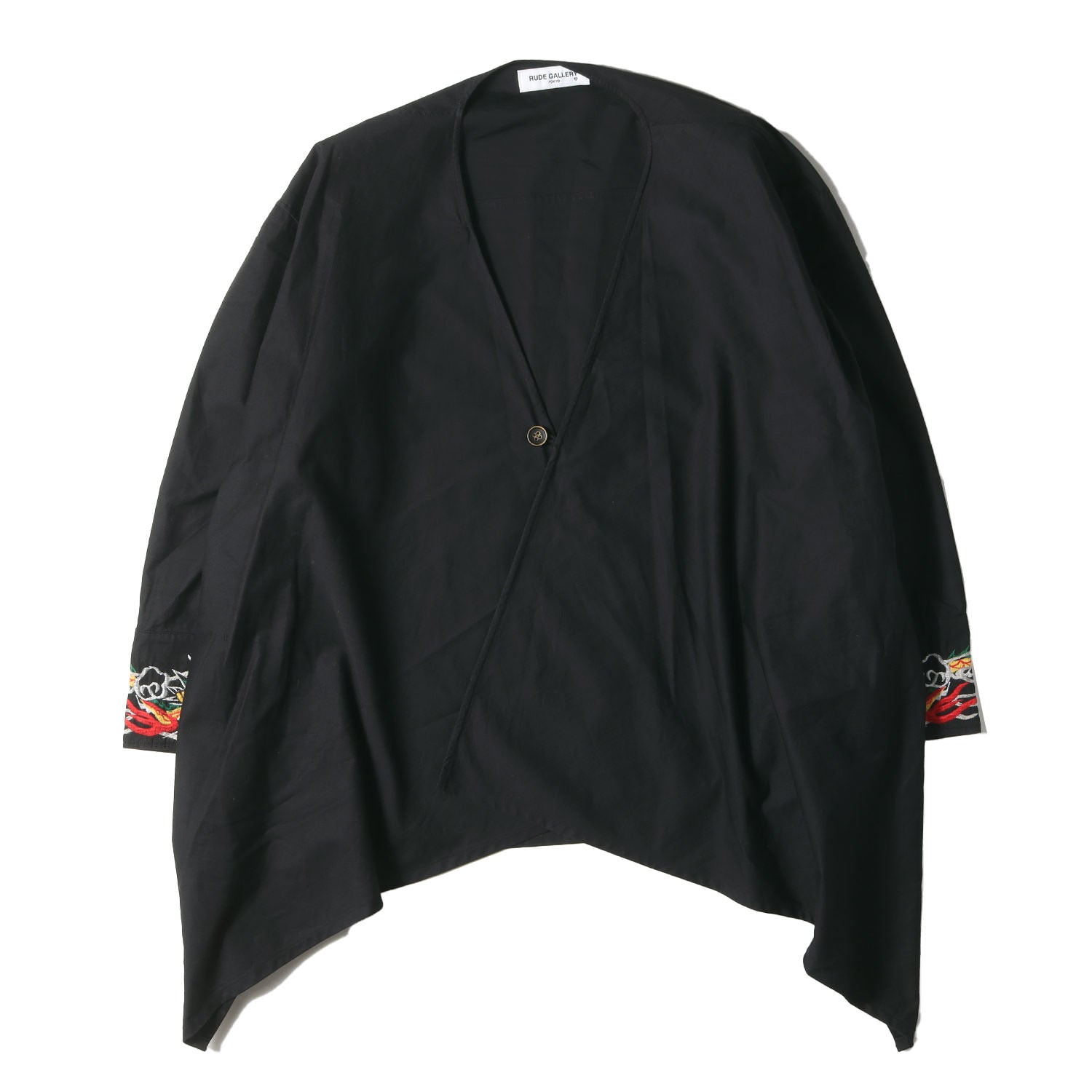 【RUDE GALLERY】CARDET - STONED DRAGON RUDE GALLERY (ルードギャラリー) 龍 刺繍 ポンチョ シャツ(CARDET
