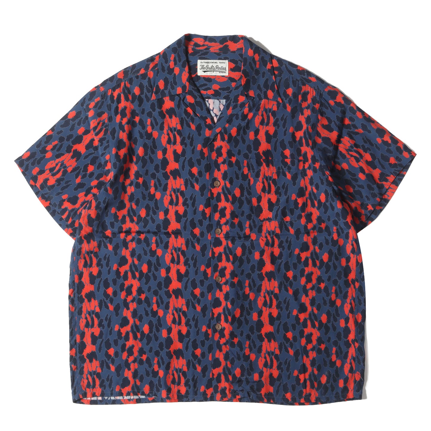 21SS レオパード柄 ハワイアンシャツ / アロハシャツ(LEOPARD HAWAIIAN SHIRT S/S)