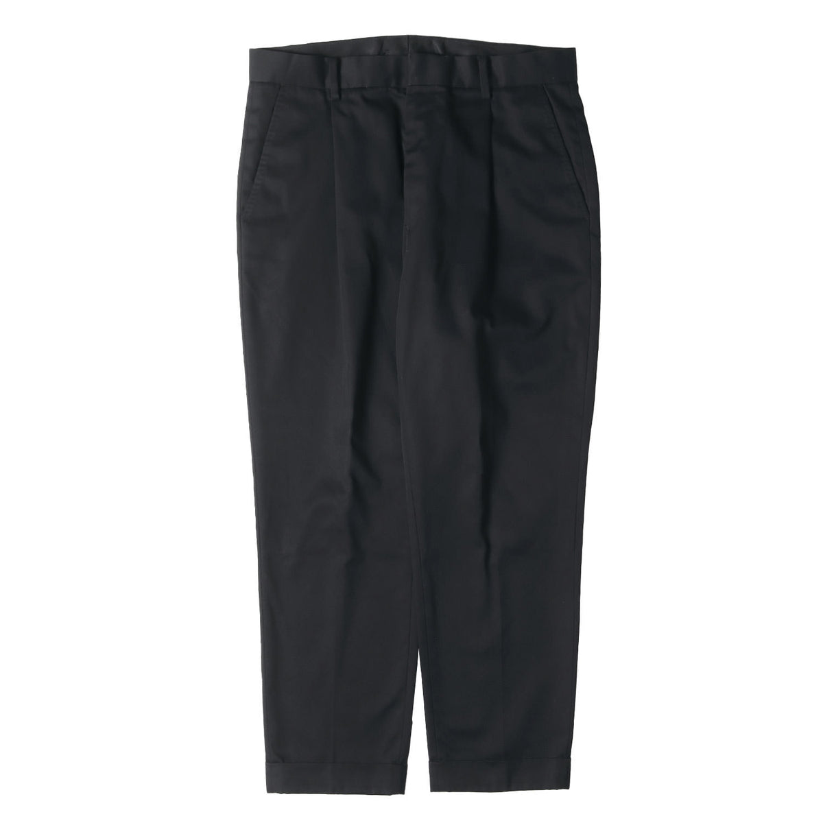 1タック T/Cツイル スラックスパンツ (PLEATED TROUSERS )
