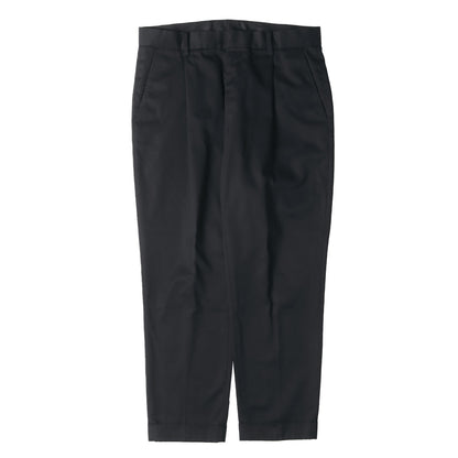 1タック T/Cツイル スラックスパンツ (PLEATED TROUSERS )