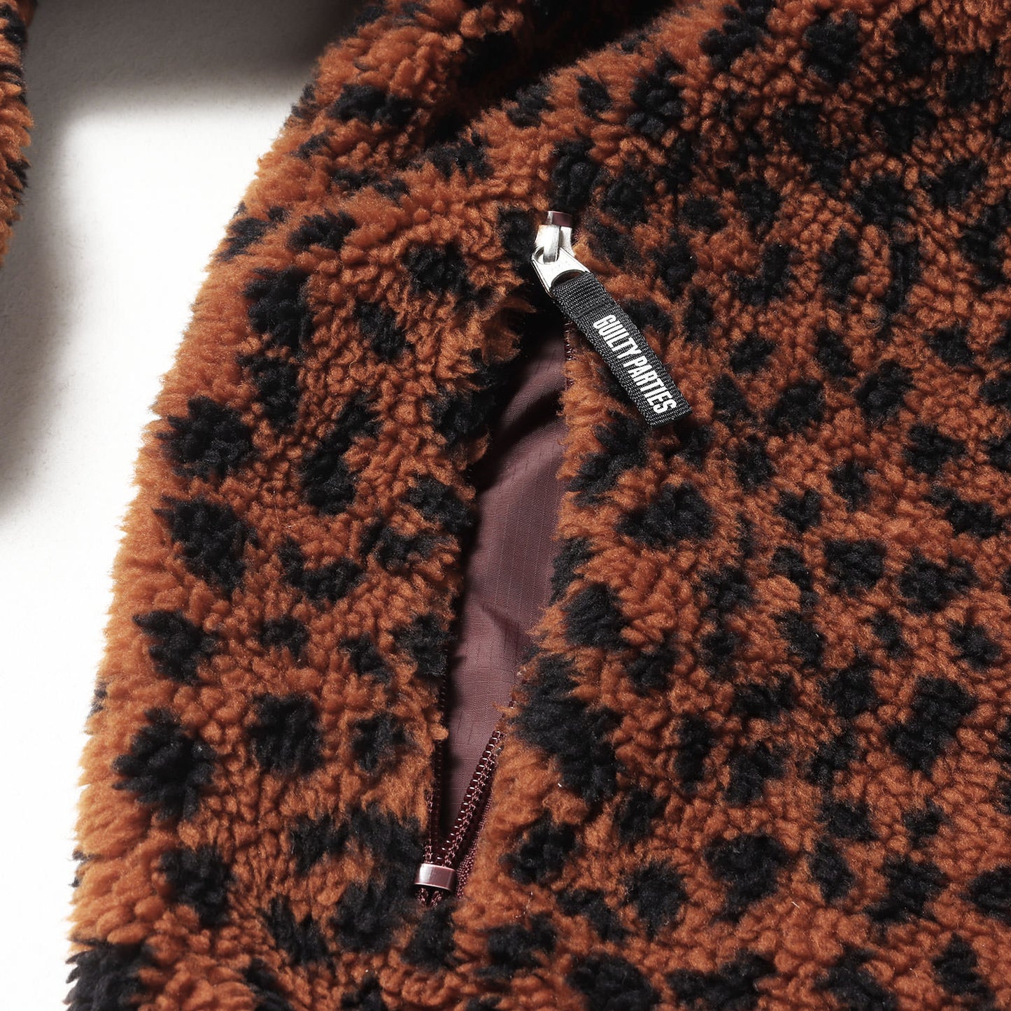 20AW レオパード柄 リバーシブル フリース ジャケット(REVERSIBLE BOA FLEECE JACKET)