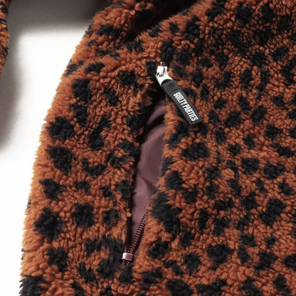 20AW レオパード柄 リバーシブル フリース ジャケット(REVERSIBLE BOA FLEECE JACKET)