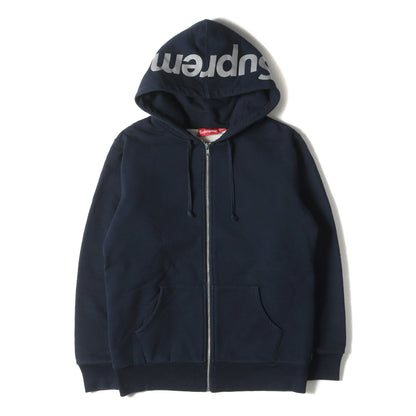 Supreme (シュプリーム) リフレクター フードロゴ サーマル付きジップ 