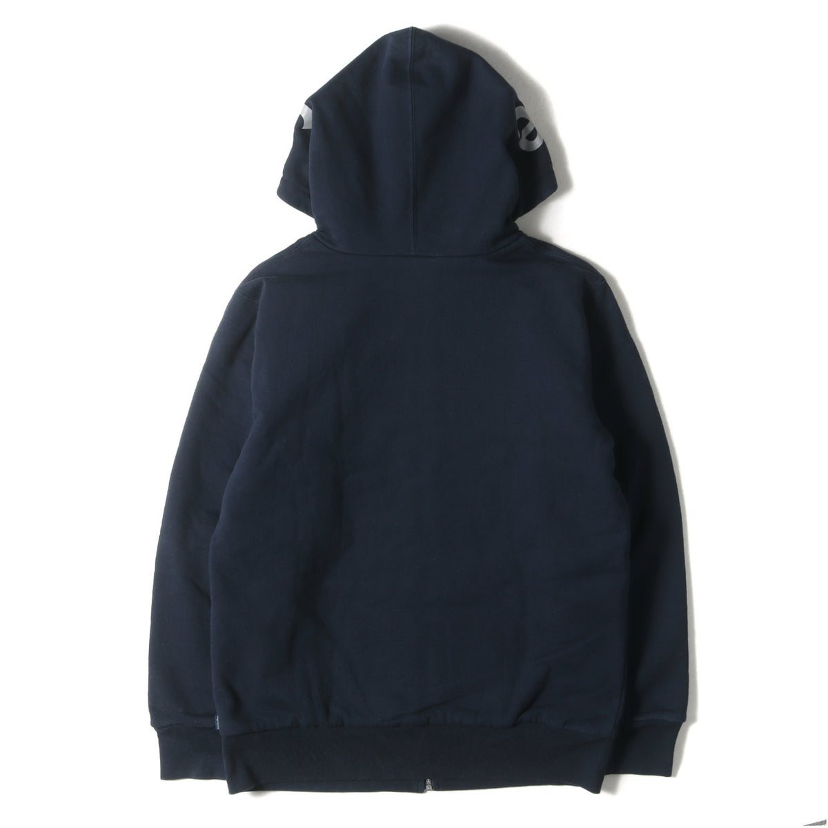リフレクター フードロゴ サーマル付きジップ スウェットパーカー(3M Reflective Logo Thermal Zip Up)