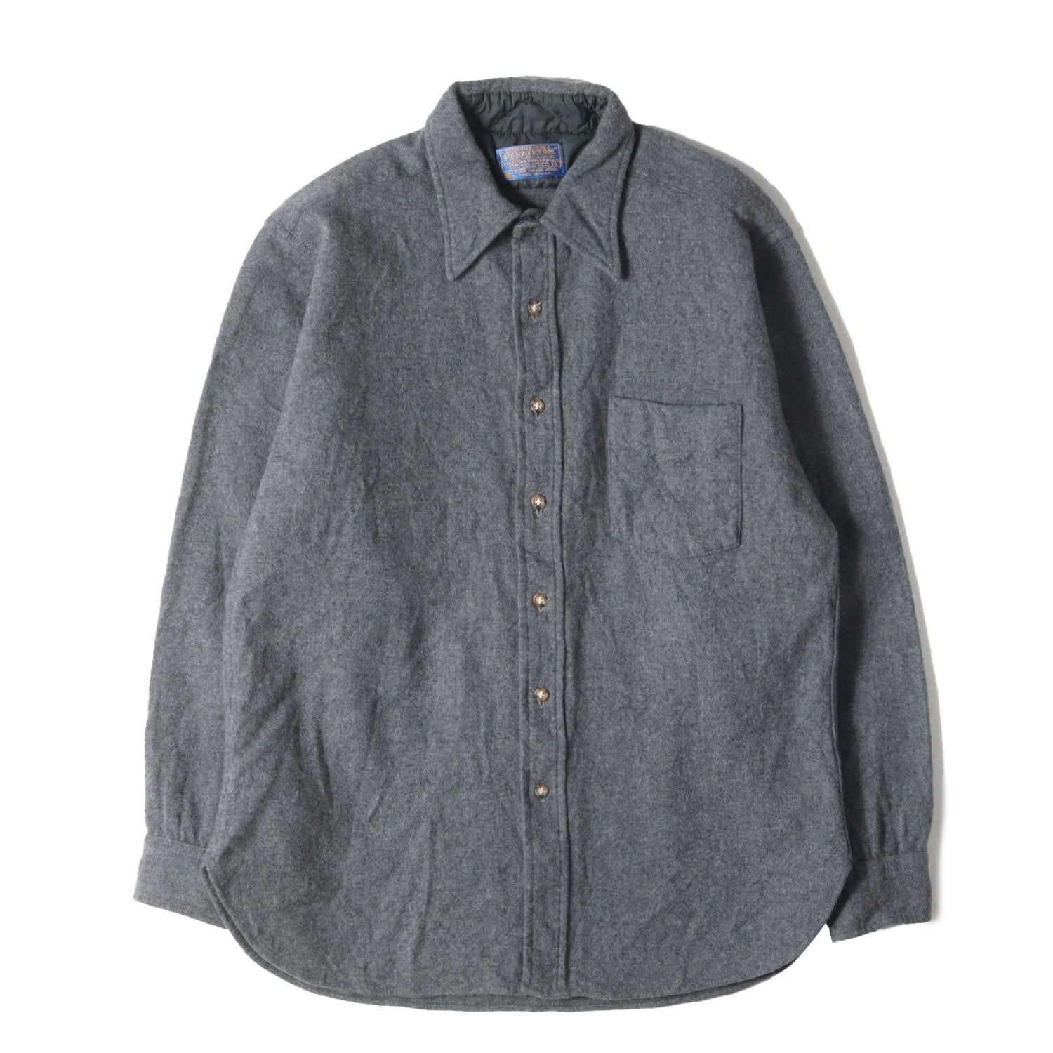 archive RECON リーコン ウールシャツジャケット グレー サイズXL