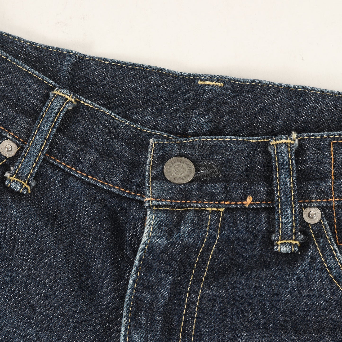 スリム ストレート リジッド デニムパンツ(SOCIAL SCULPTURE DENIM 03R)