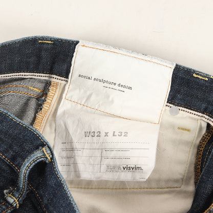 スリム ストレート リジッド デニムパンツ(SOCIAL SCULPTURE DENIM 03R)