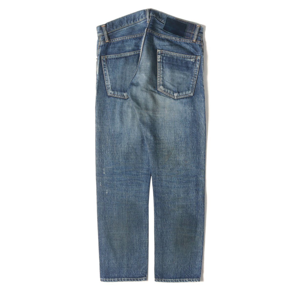 visvim (ビズビム) ダメージリペア加工 スリムテーパード デニムパンツ 