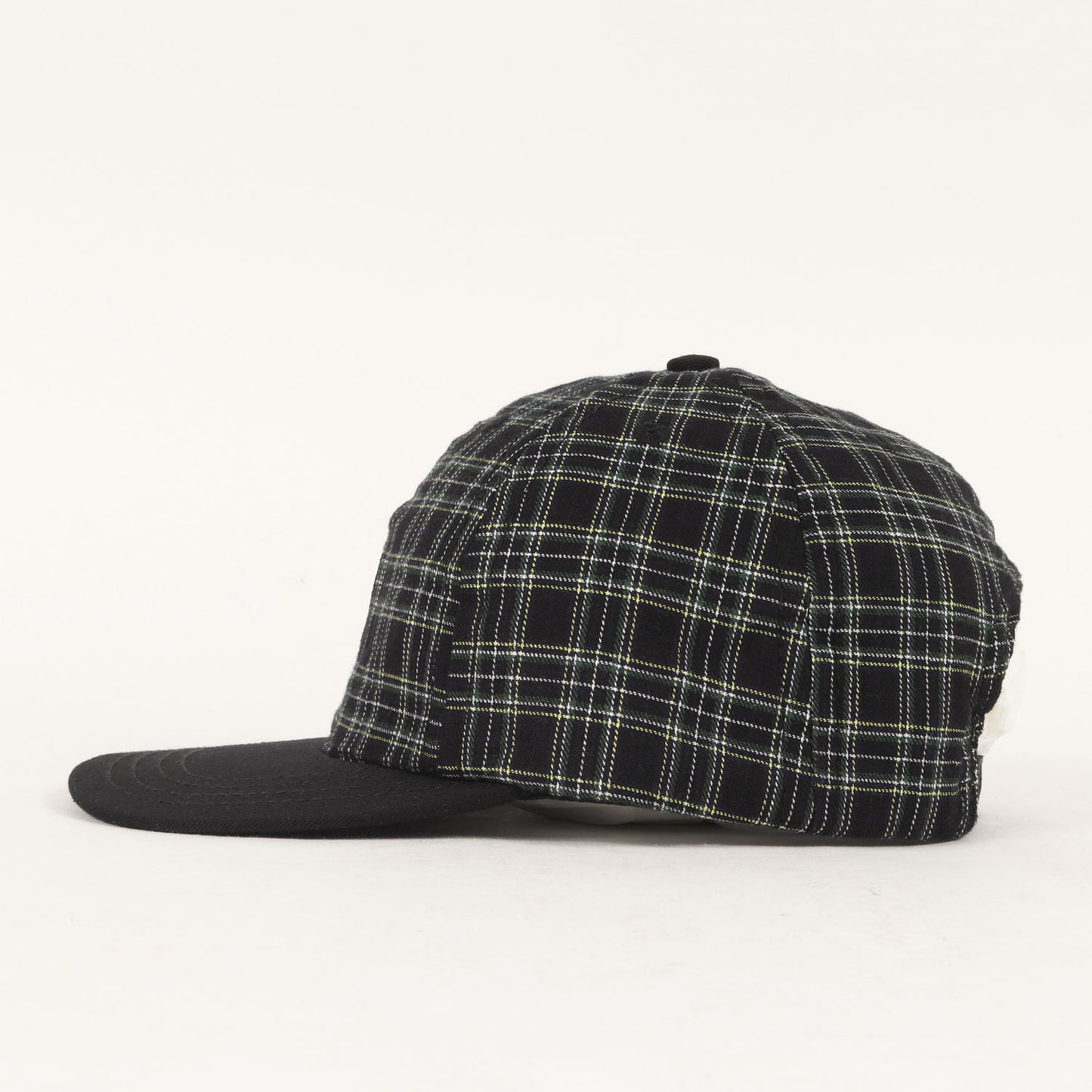 チェック 6パネルキャップ(Plaid LQQK Logo Cap)