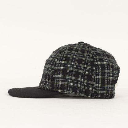 チェック 6パネルキャップ(Plaid LQQK Logo Cap)