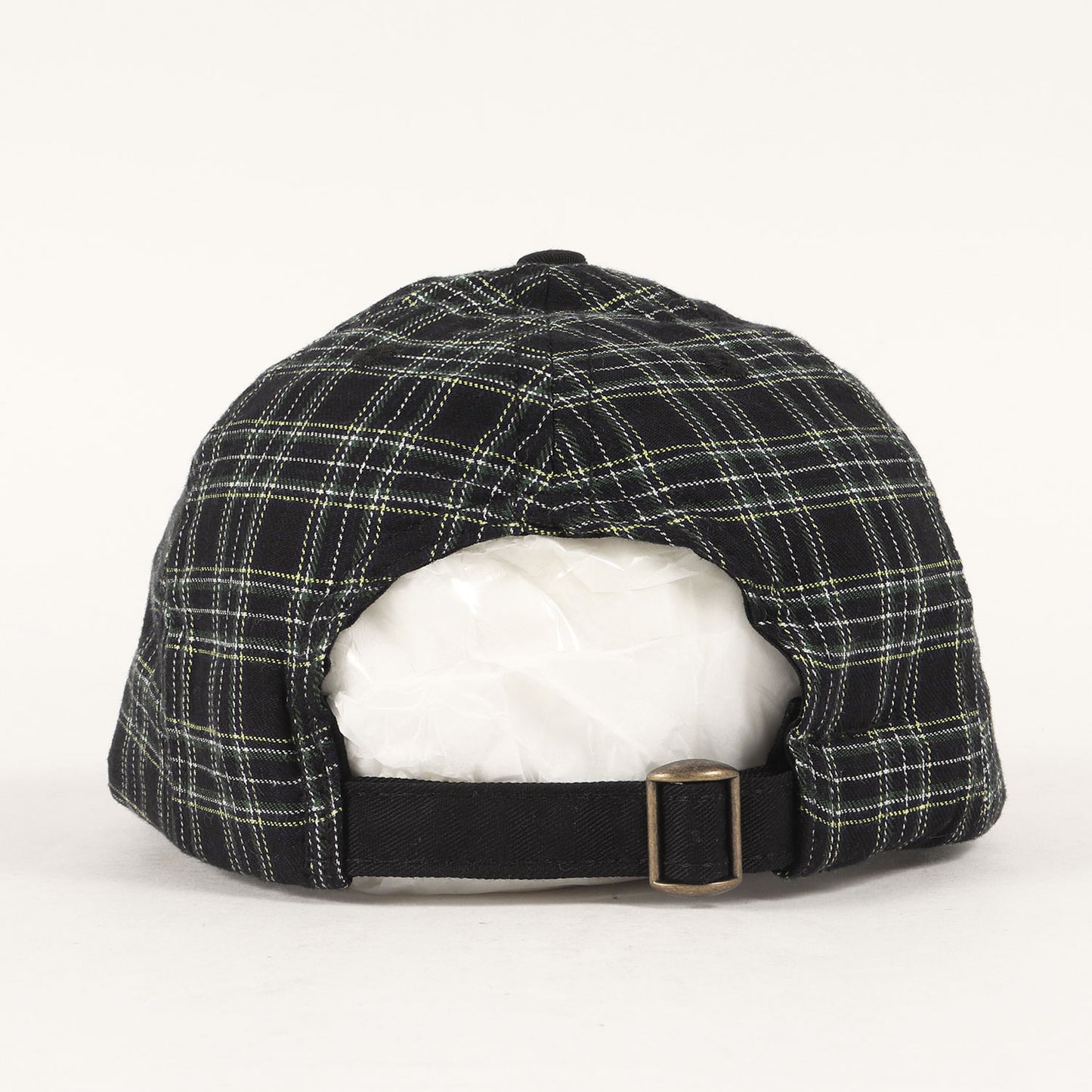 チェック 6パネルキャップ(Plaid LQQK Logo Cap)