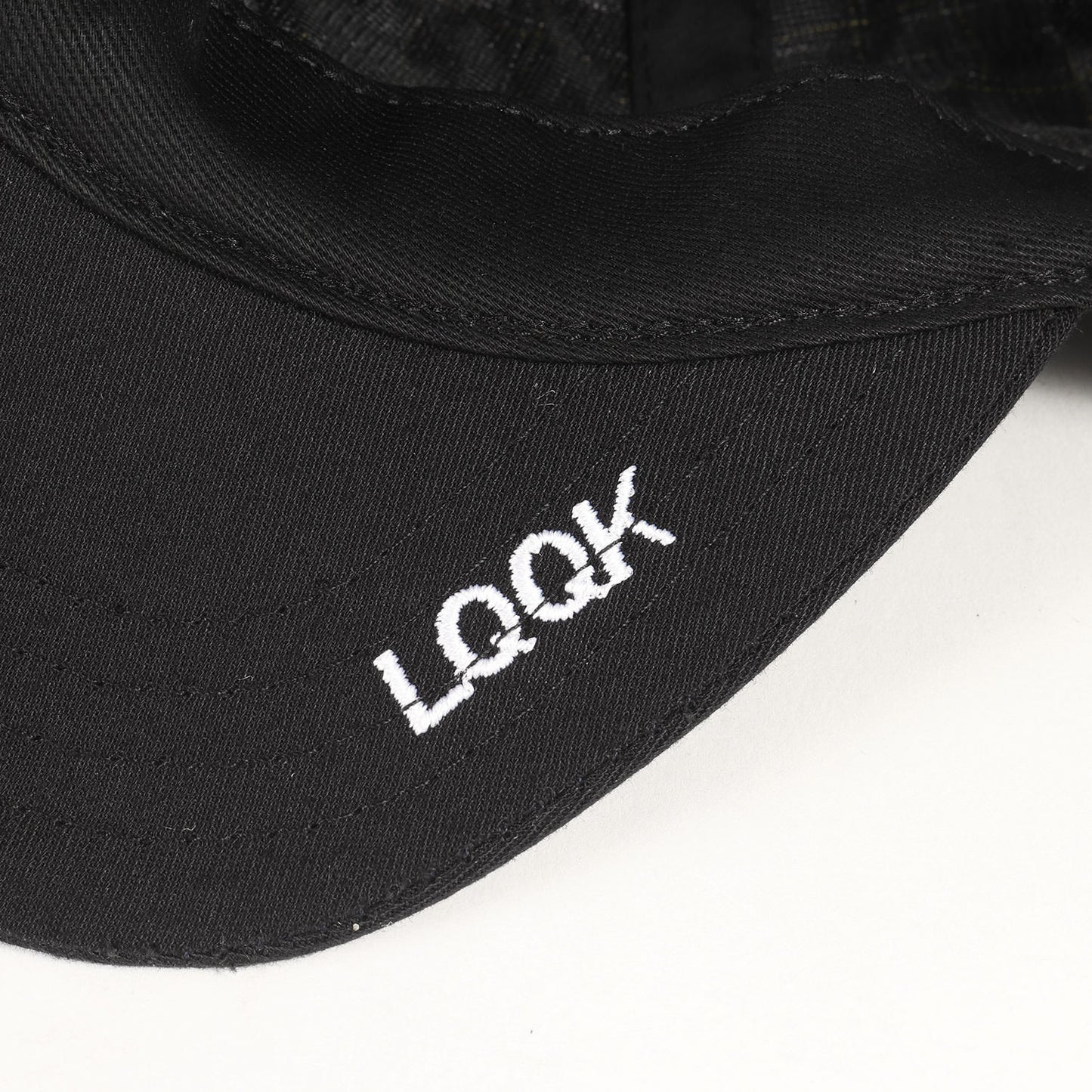 チェック 6パネルキャップ(Plaid LQQK Logo Cap)