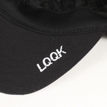 チェック 6パネルキャップ(Plaid LQQK Logo Cap)