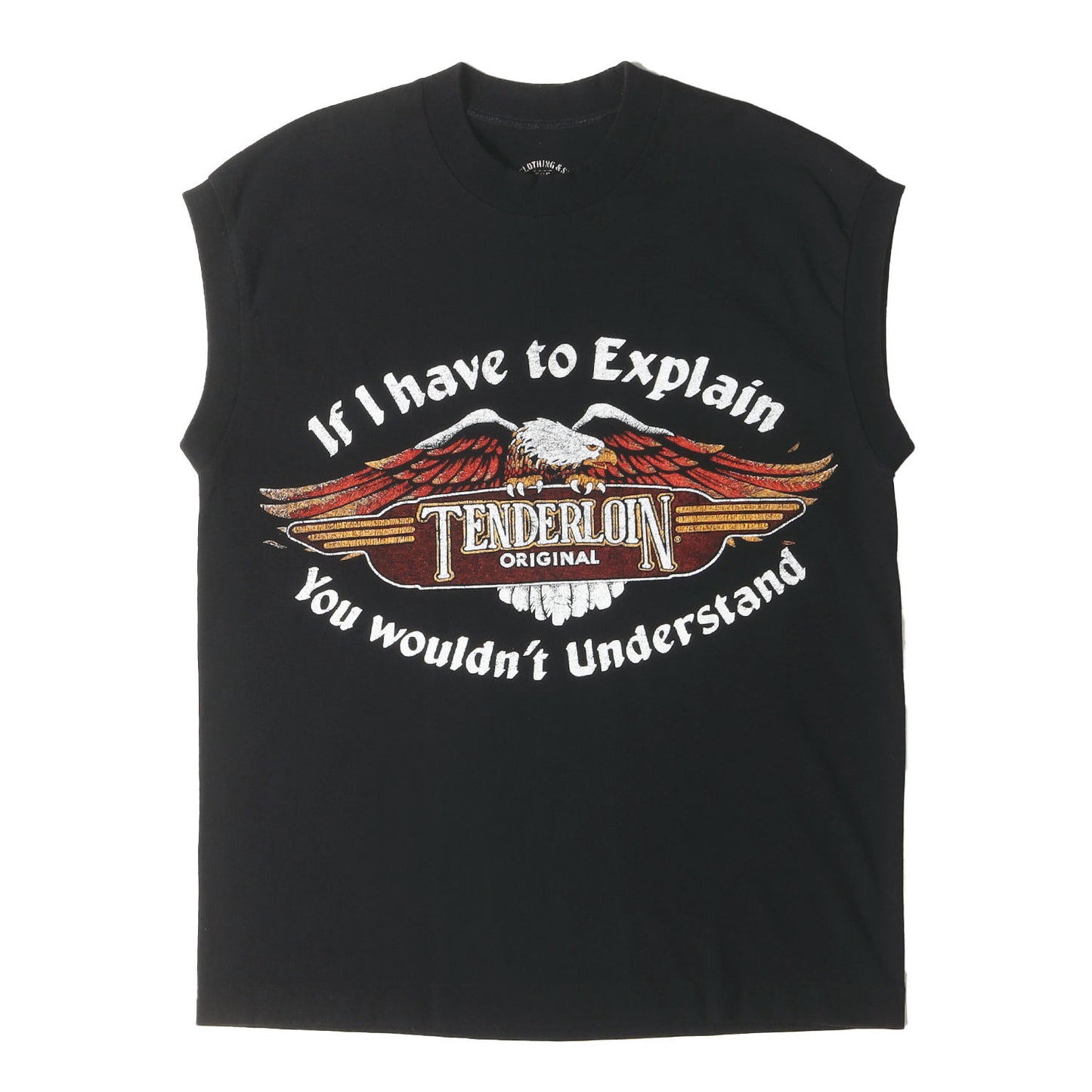 イーグル グラフィック ノースリーブ Tシャツ