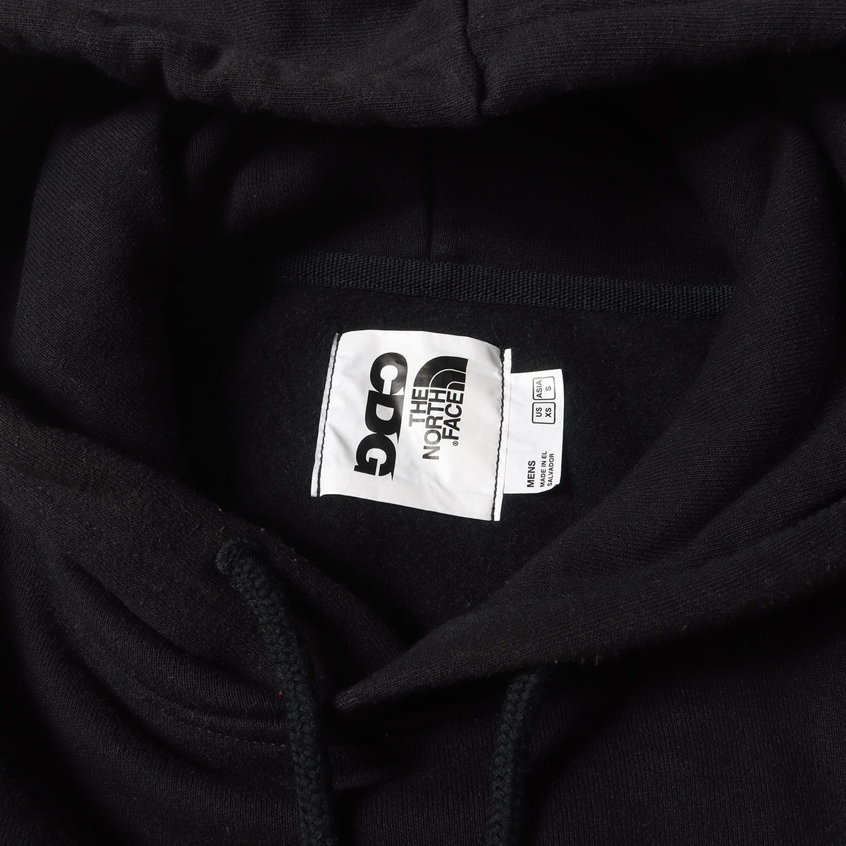 23AW CDG ×THE NORTH FACE ブランドロゴ プルオーバー スウェットパーカー(CDG ICON PULLOVER HOODIE)