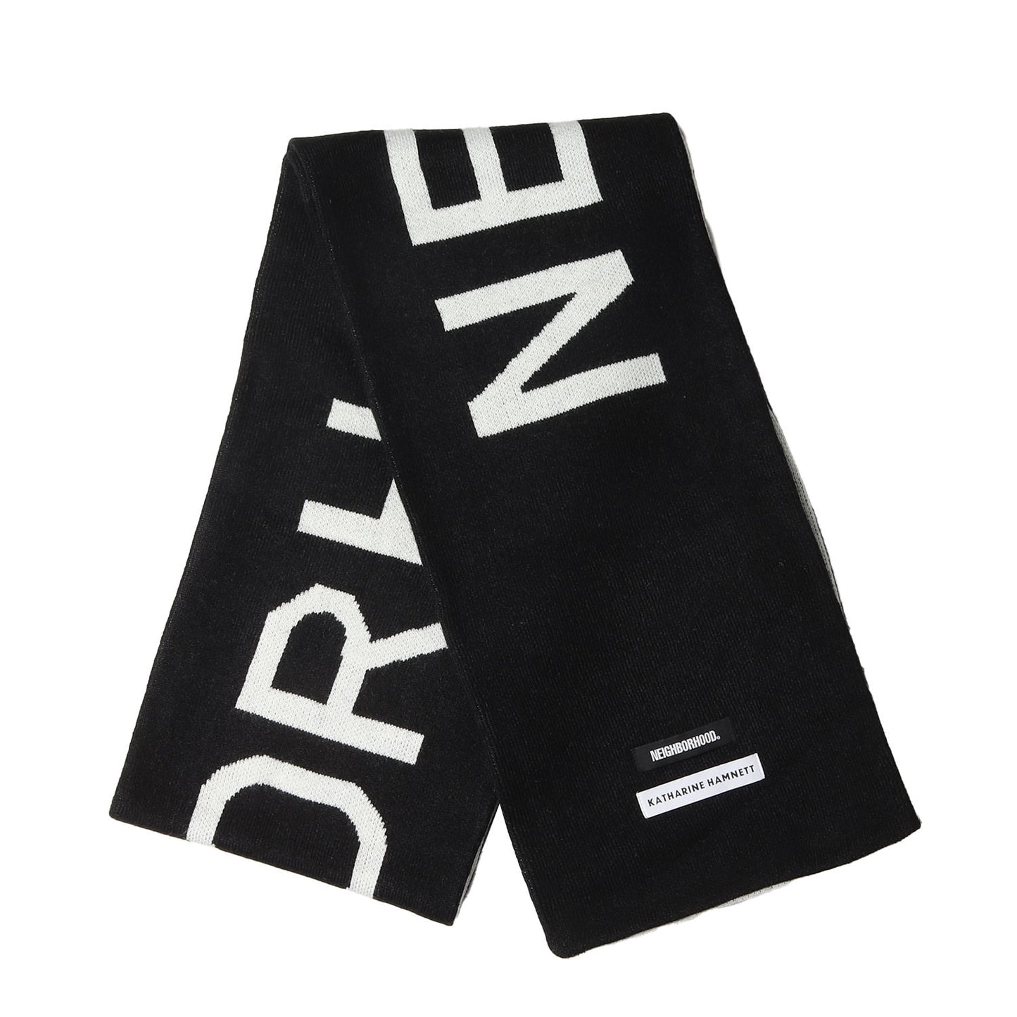 22AW ×KATHARINE HAMNETT ブランドロゴ マフラー