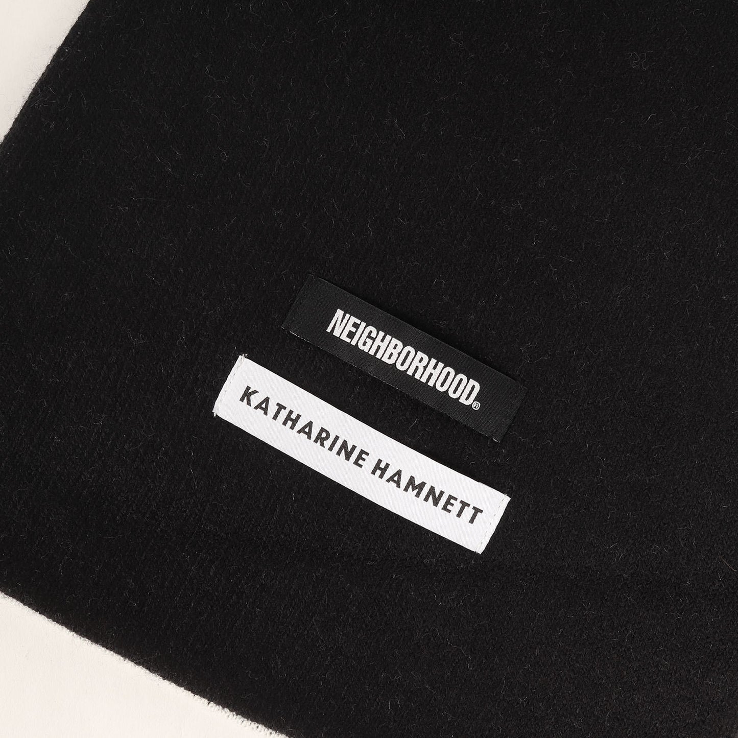 22AW ×KATHARINE HAMNETT ブランドロゴ マフラー