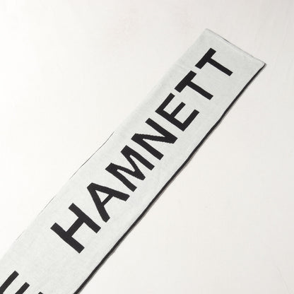 22AW ×KATHARINE HAMNETT ブランドロゴ マフラー