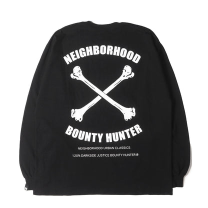 22AW 初売り限定 ×BOUNTY HUNTER クロスボーン ロングスリーブ Tシャツ