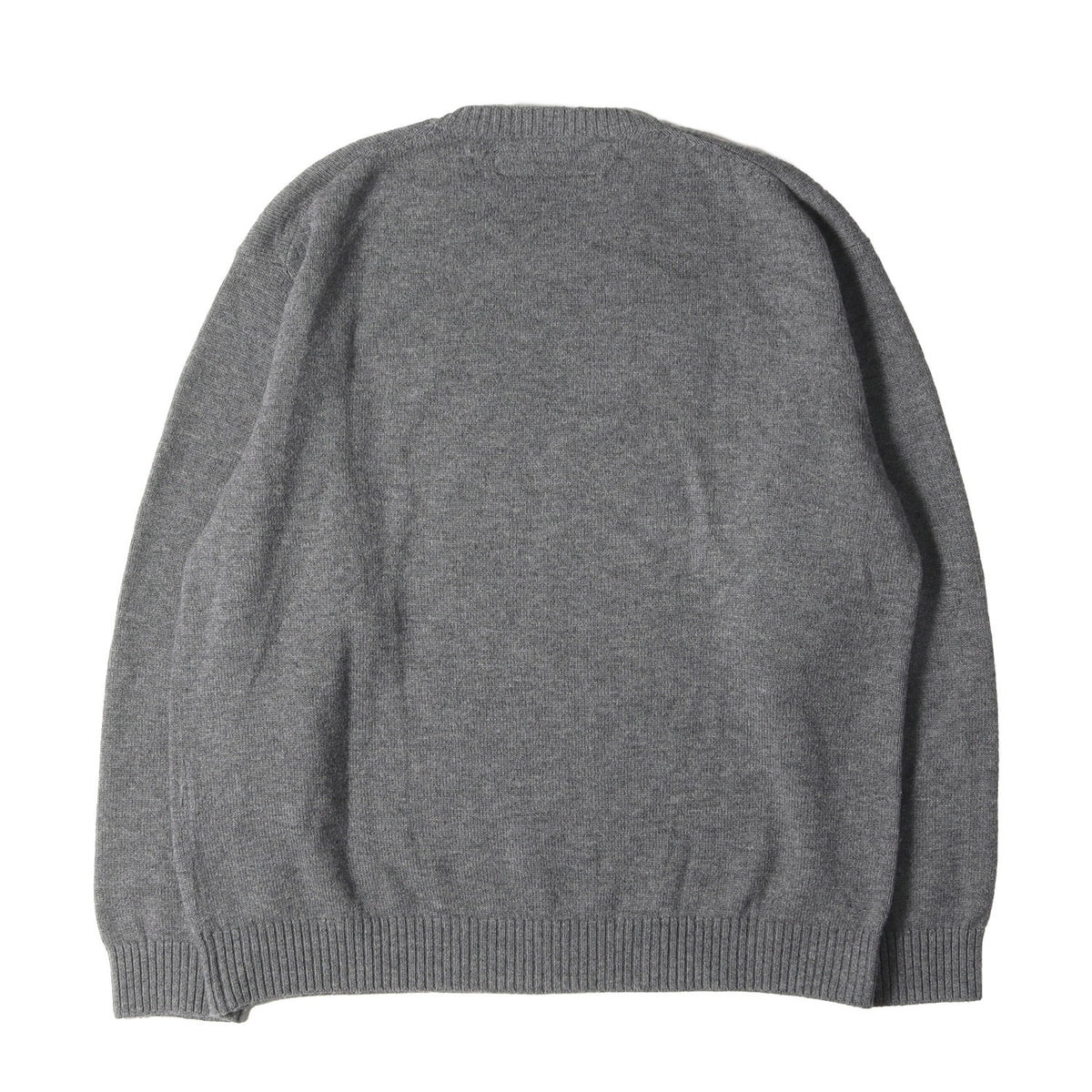 23AW NBHDロゴ ウールニット セーター(INTARSIA SWEATER)