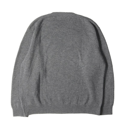 23AW NBHDロゴ ウールニット セーター(INTARSIA SWEATER)