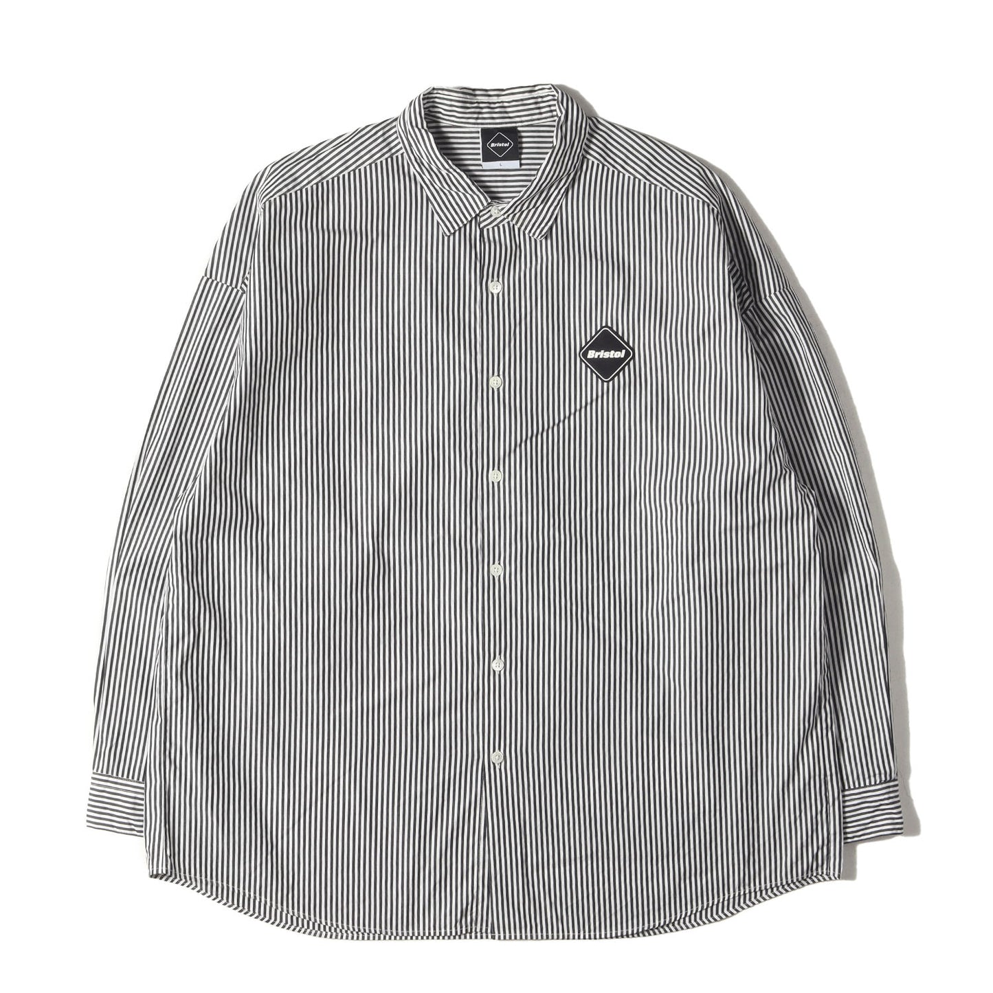 23SS ビッグロゴ ストライプ バギー シャツ(BIG LOGO L/S BAGGY SHIRT)