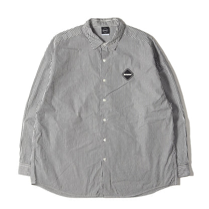 23SS ビッグロゴ ストライプ バギー シャツ(BIG LOGO L/S BAGGY SHIRT)