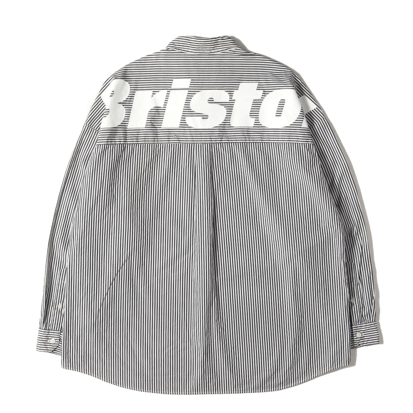 23SS ビッグロゴ ストライプ バギー シャツ(BIG LOGO L/S BAGGY SHIRT)