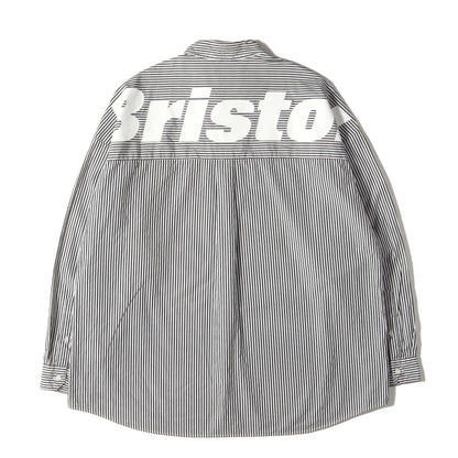 23SS ビッグロゴ ストライプ バギー シャツ(BIG LOGO L/S BAGGY SHIRT)