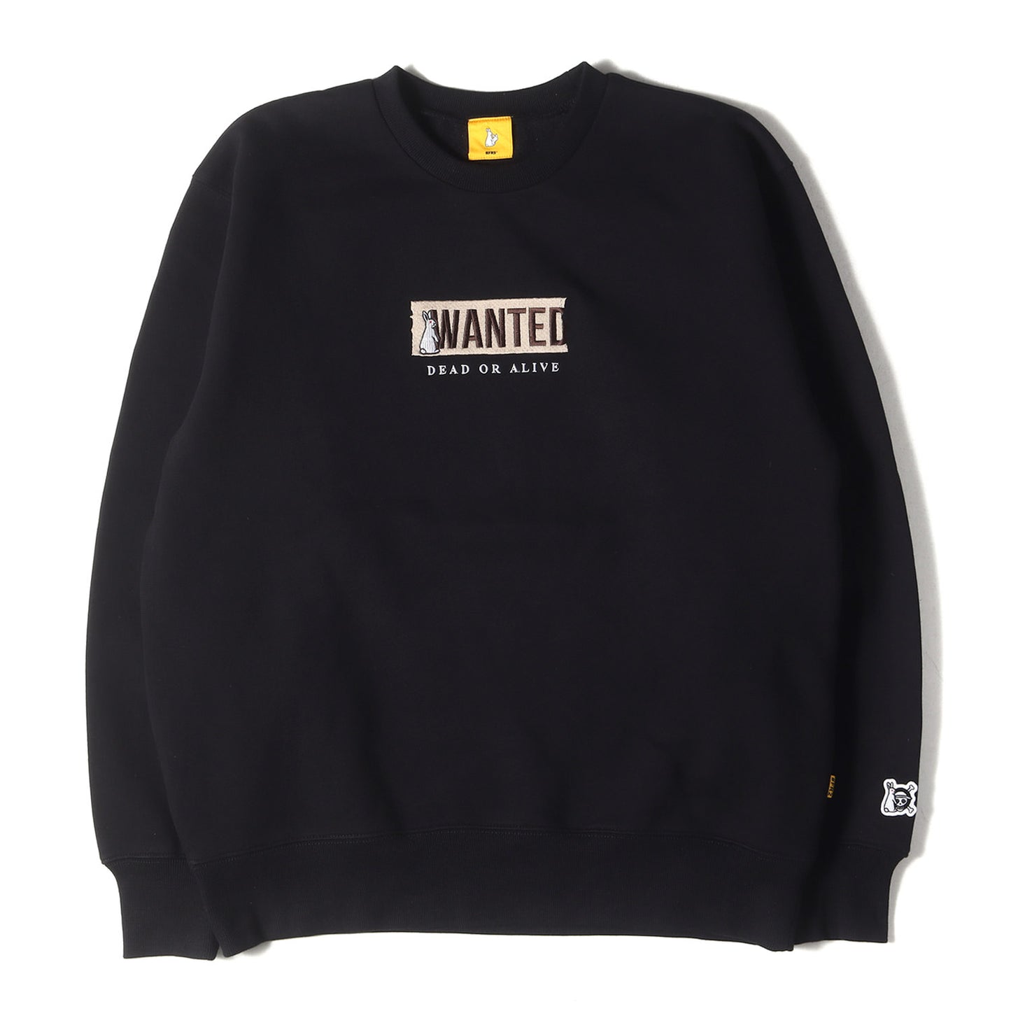 24SS ×ONE PIECE WANTED BOXロゴ クルーネックスウェット(WANTED Embroidery)
