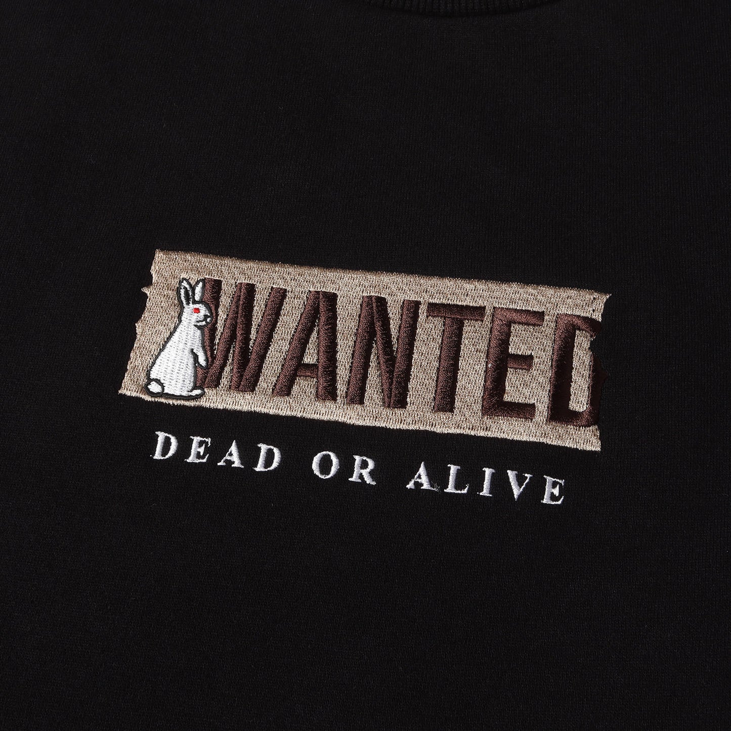24SS ×ONE PIECE WANTED BOXロゴ クルーネックスウェット(WANTED Embroidery)