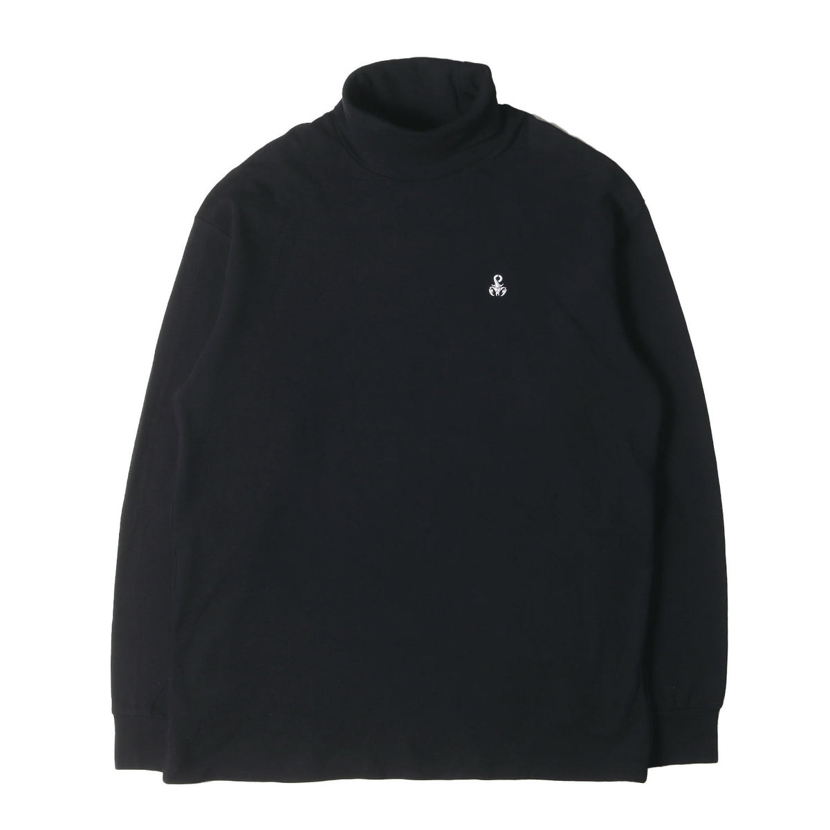 22AW スコーピオン刺繍 タートルネック ロングスリーブ Tシャツ(CORPION TURTLE NECK TEE)