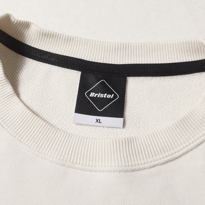 23SS シンセティックレザー アップリケ スウェット(SYNTHETIC LEATHER APPLIQUE CREWNECK SWEAT)