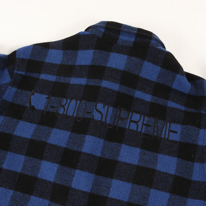 ロゴ刺繍 バッファローチェック ウールシャツ(1-800 Buffalo Plaid Shirt)